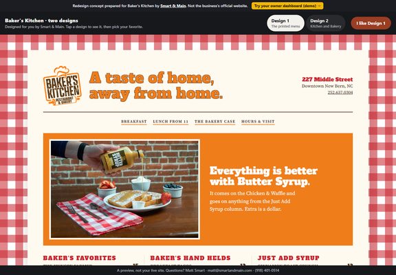 Baker's Kitchen redesign