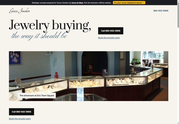 Gozzo Jewelers redesign