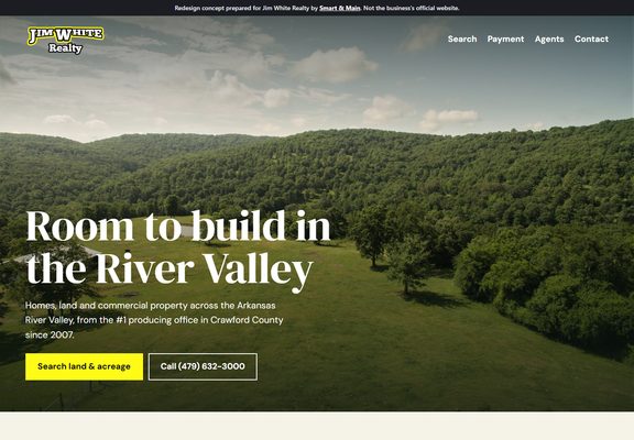 Jim White Realty redesign