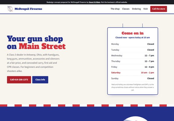 McDougall Firearms redesign
