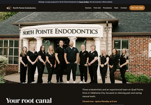 North Pointe Endodontics redesign