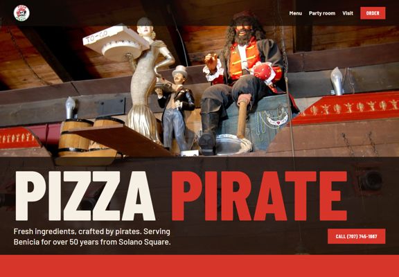Pizza Pirate redesign
