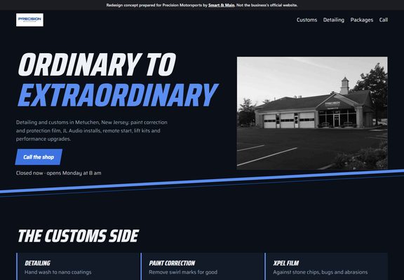 Precision Motorsports redesign