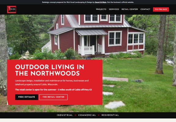 Rick Gruel Landscaping redesign