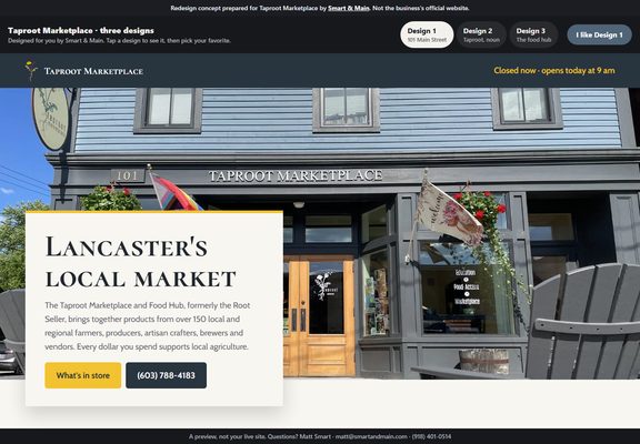 Taproot Marketplace redesign