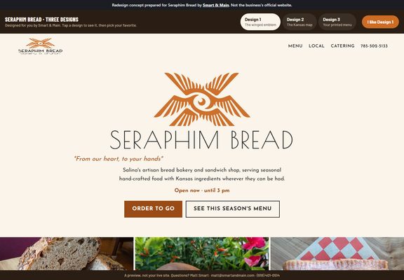 Seraphim Bread redesign
