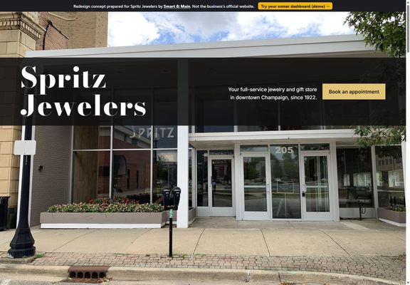 Spritz Jewelers redesign