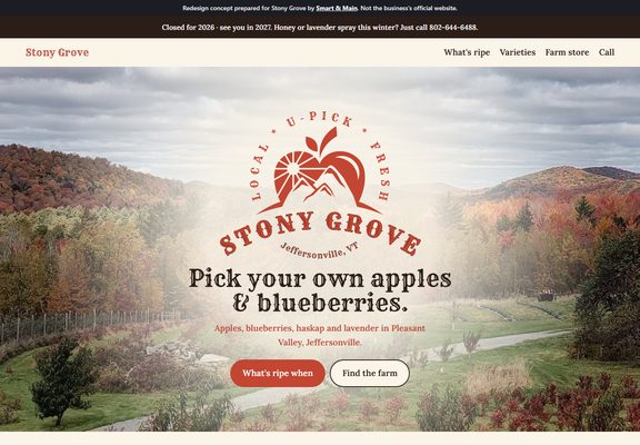 Stony Grove redesign