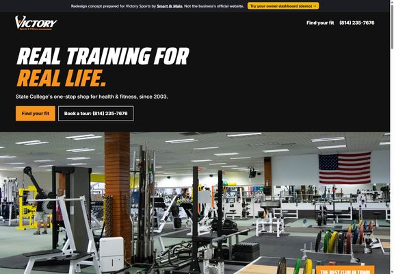 Victory Sports redesign